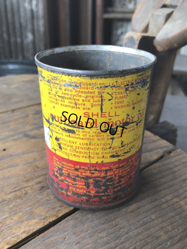 画像4: Vintage SHELL outboard motor oil Can (R647)
