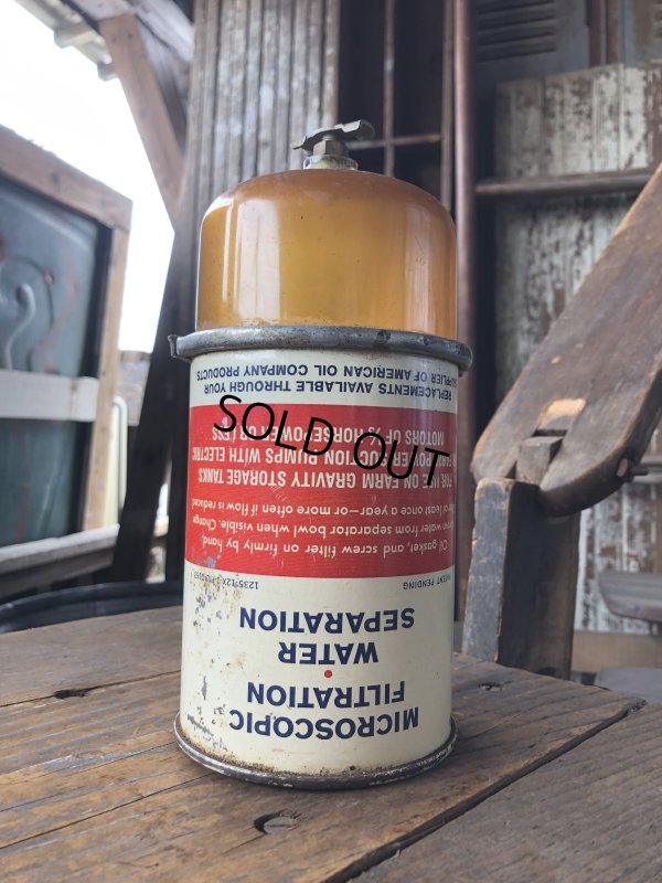 画像5: Vintage AMERICAN Oil Co Farm Fuels Final Filter Can (R642)