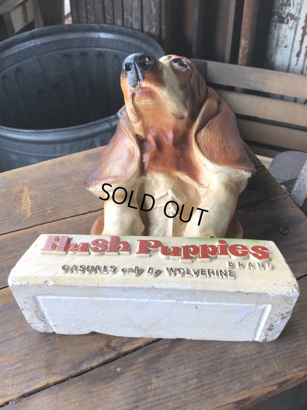 画像11: 60s Vintage Hush Puppies Brand Advertising Basset Hound Store Display Statue (R654)