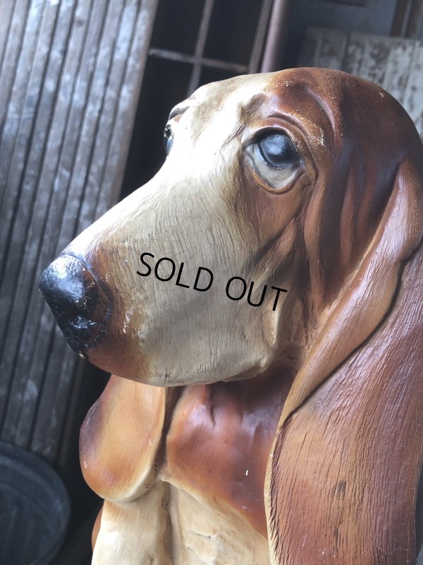 画像8: 60s Vintage Hush Puppies Brand Advertising Basset Hound Store Display Statue (R654)