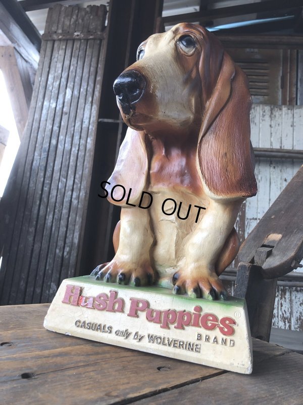 画像2: 60s Vintage Hush Puppies Brand Advertising Basset Hound Store Display Statue (R654)
