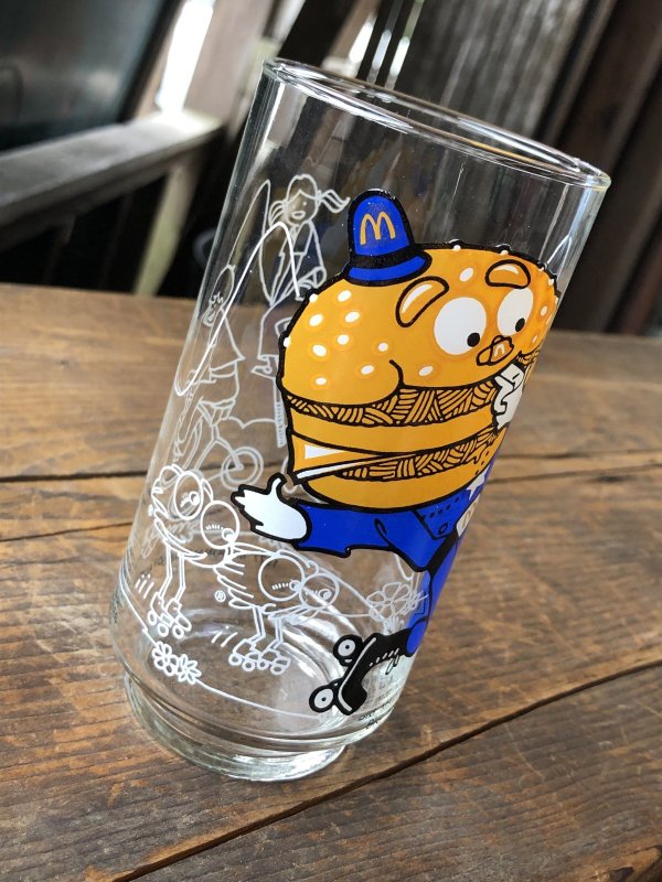 画像5: 70s Vintage Glass McDonaland Collector Series Big Mac Police (R658)