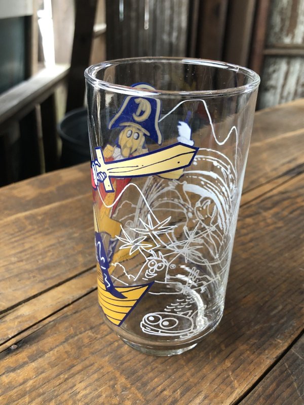 画像3: 70s Vintage Glass McDonaland Action Series Captain Crook (R657)