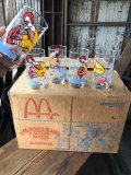 70s Vintage Glass McDonaland Action Series Ronald McDonald (R655)