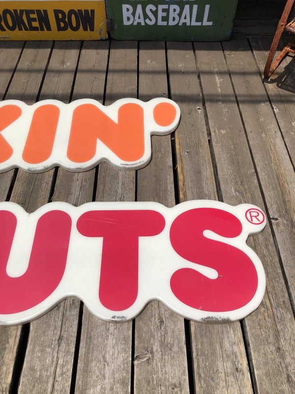 画像7: 【店舗引き取り限定】 Vintage Advertising Dunkin' Donuts Store Display Sign Huge!!! (R659)