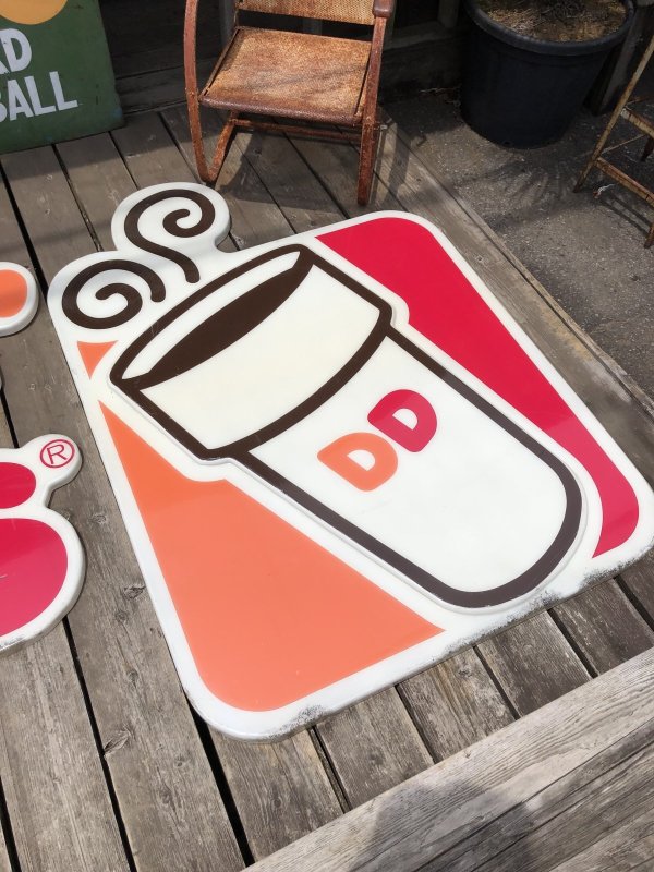 画像15: 【店舗引き取り限定】 Vintage Advertising Dunkin' Donuts Store Display Sign Huge!!! (R659)