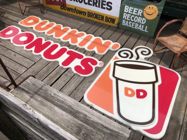 画像18: 【店舗引き取り限定】 Vintage Advertising Dunkin' Donuts Store Display Sign Huge!!! (R659)
