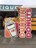 【店舗引き取り限定】 Vintage Advertising Dunkin' Donuts Store Display Sign Huge!!! (R659)