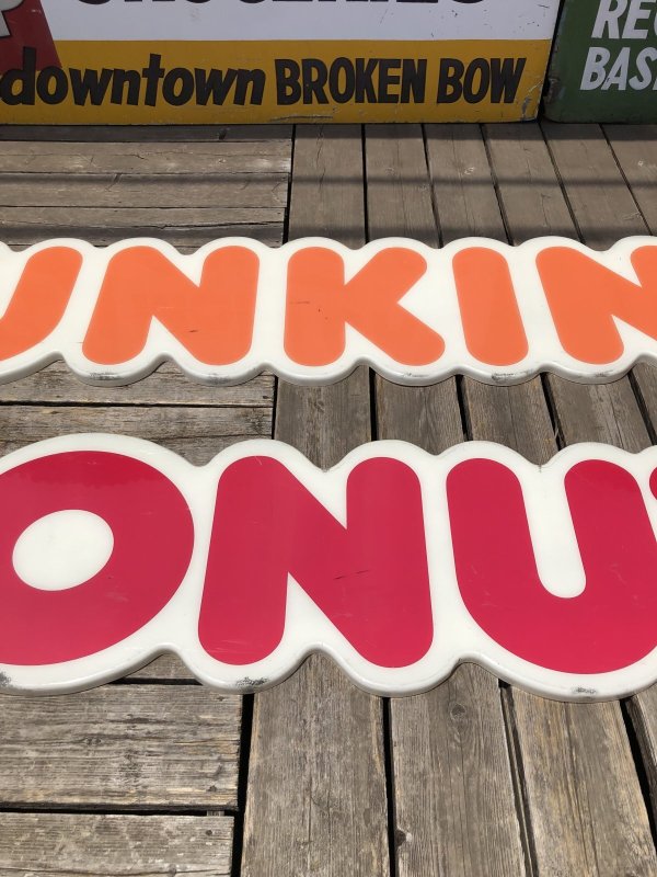 画像6: 【店舗引き取り限定】 Vintage Advertising Dunkin' Donuts Store Display Sign Huge!!! (R659)