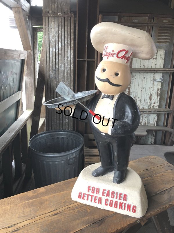 画像1: Vintage Magic Chef Advertising Store Display Statue Hard to Find! (R660)