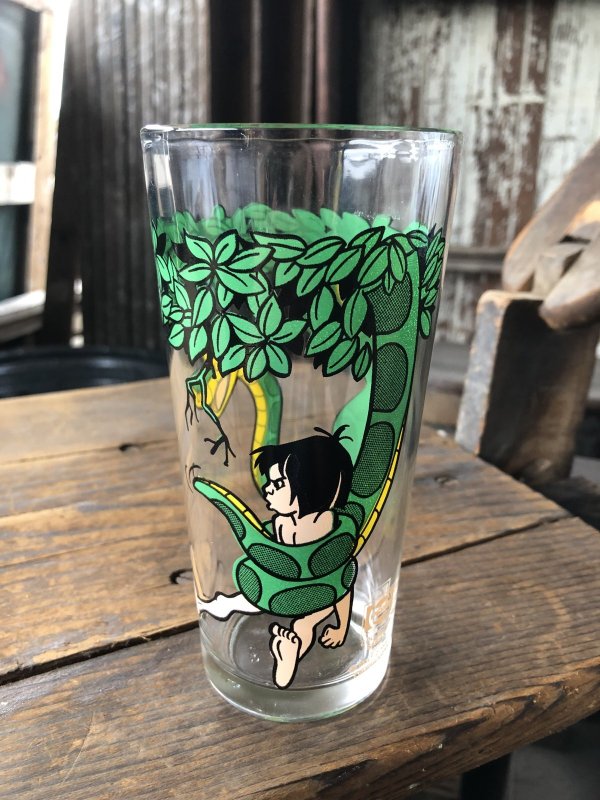 画像2: 70s Vintage Pepsi Glass Disney The Jungle Book Kaa (R662)