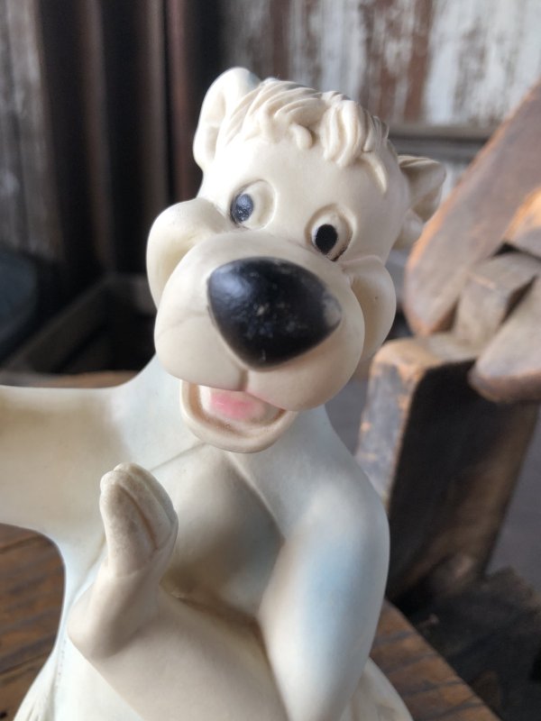 画像8: 60s Vintage Holland Hall Walt Disney Jungle Book Baloo Rubber Squeak Toy (R661)