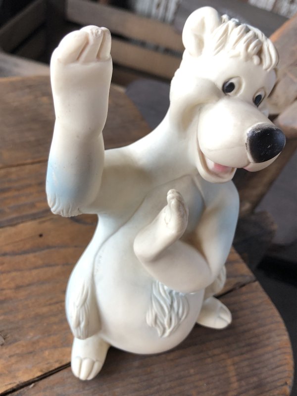 画像6: 60s Vintage Holland Hall Walt Disney Jungle Book Baloo Rubber Squeak Toy (R661)