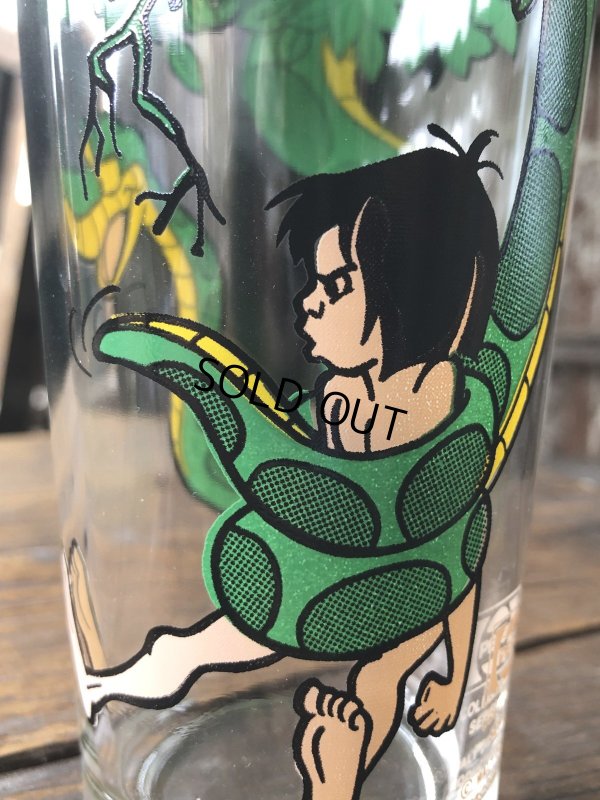 画像7: 70s Vintage Pepsi Glass Disney The Jungle Book Kaa (R662)