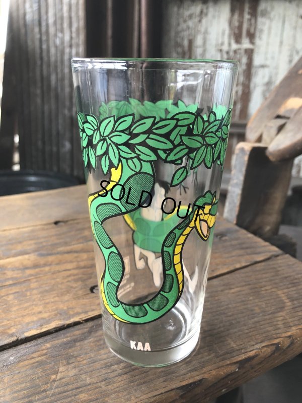 画像4: 70s Vintage Pepsi Glass Disney The Jungle Book Kaa (R662)
