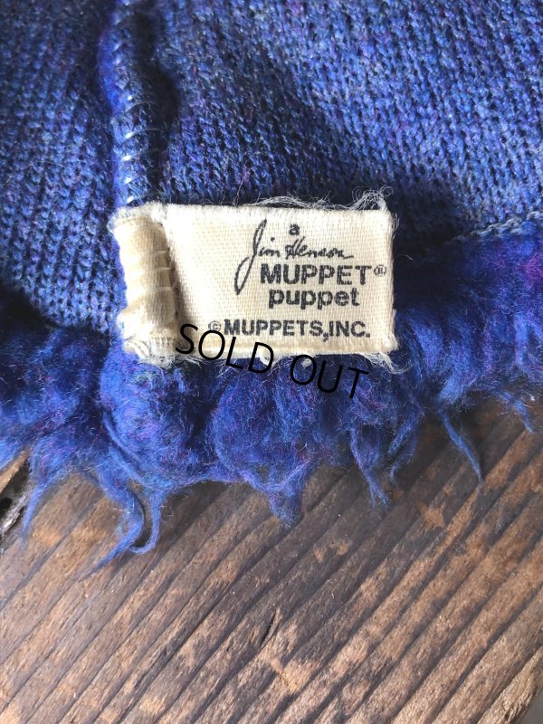 画像6: 70s Vintage Sesame Street Grover Hand Puppet Doll (R663)