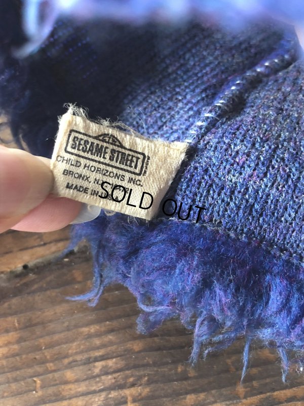 画像7: 70s Vintage Sesame Street Grover Hand Puppet Doll (R663)