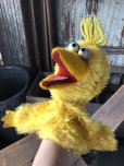 画像9: 80s Vintage Sesame Street Big Bird Hand Puppet Doll (R663)