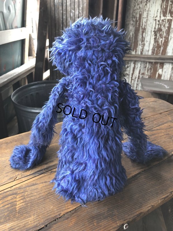 画像3: 70s Vintage Sesame Street Grover Hand Puppet Doll (R663)