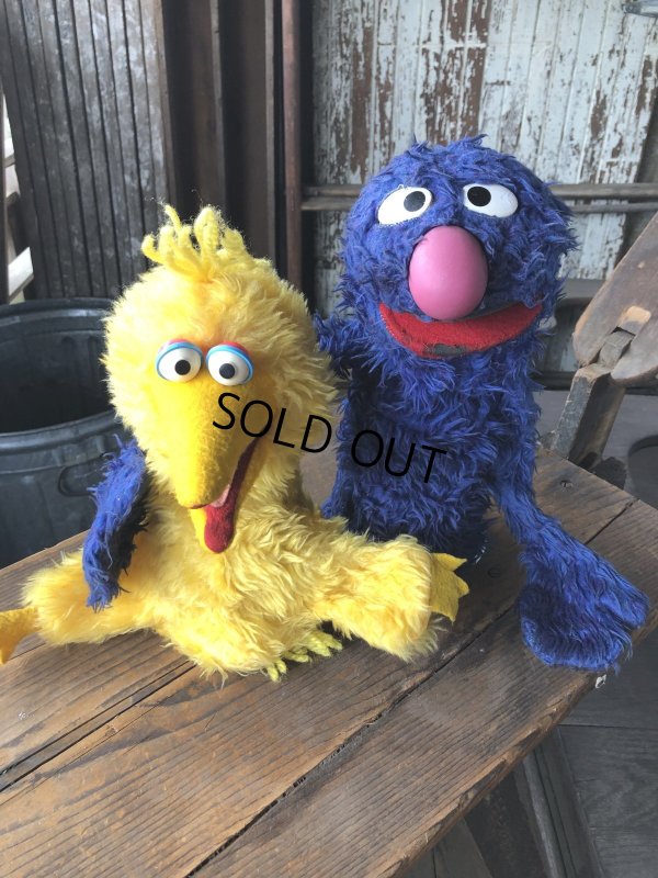 画像11: 70s Vintage Sesame Street Grover Hand Puppet Doll (R663)