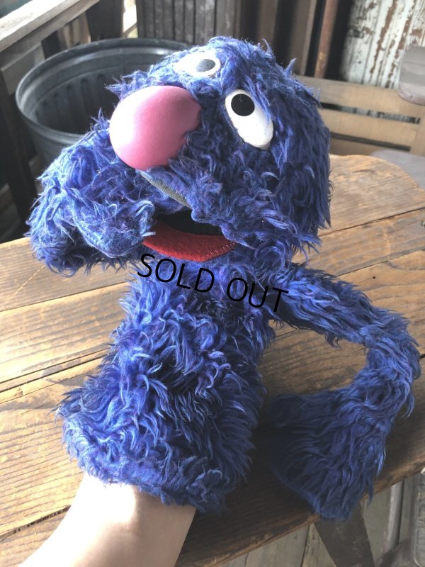 画像9: 70s Vintage Sesame Street Grover Hand Puppet Doll (R663)