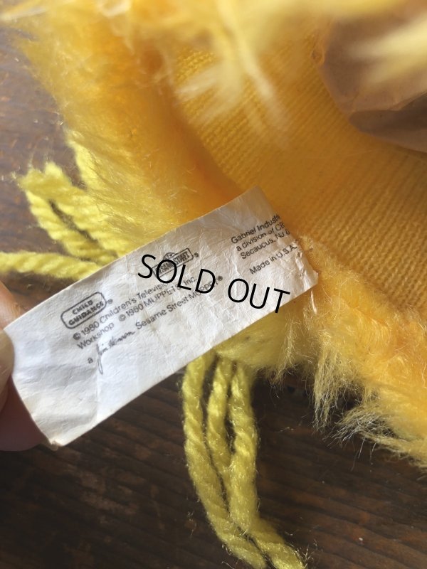 画像7: 80s Vintage Sesame Street Big Bird Hand Puppet Doll (R663)