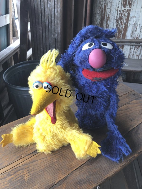 画像10: 80s Vintage Sesame Street Big Bird Hand Puppet Doll (R663)