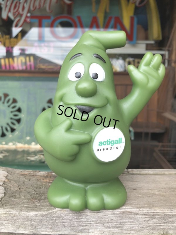 画像6: 80s Vintage Advertising Actigall Ursodiol Gallbladder Mascot Vinyl Doll (R665)