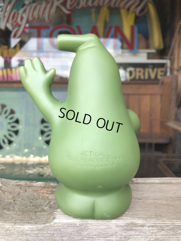 画像8: 80s Vintage Advertising Actigall Ursodiol Gallbladder Mascot Vinyl Doll (R665)