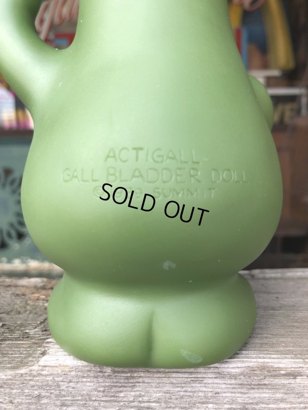 画像4: 80s Vintage Advertising Actigall Ursodiol Gallbladder Mascot Vinyl Doll (R665)