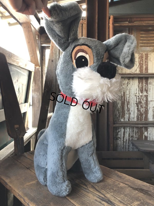 画像6: 70s Vintage Walt Disney Lady and the Tramp Plush Doll 50cm (R667)