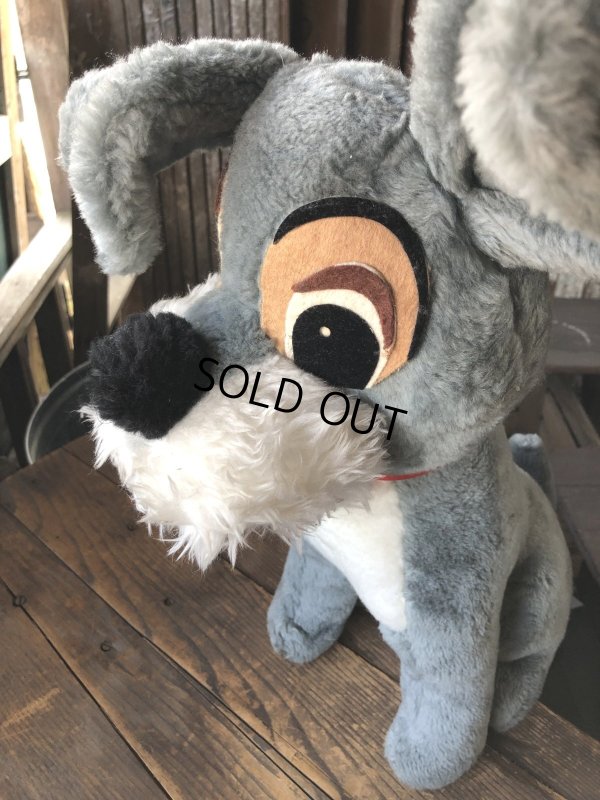 画像13: 70s Vintage Walt Disney Lady and the Tramp Plush Doll 50cm (R667)