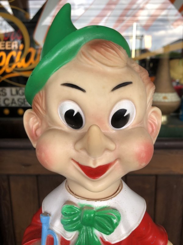 画像8: 60s Vintage Ledraplastic Ledra Disney Pinocchio Squeak Rubber Toy 35cm (R668)