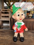 画像1: 60s Vintage Ledraplastic Ledra Disney Pinocchio Squeak Rubber Toy 35cm (R668) (1)