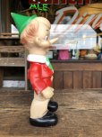 画像4: 60s〜 Vintage Ledraplastic Ledra Disney Pinocchio Squeak Rubber Toy 23cm (R669)