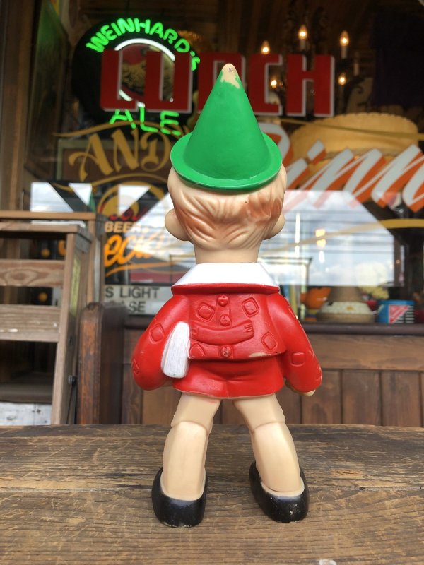画像3: 60s〜 Vintage Ledraplastic Ledra Disney Pinocchio Squeak Rubber Toy 23cm (R669)