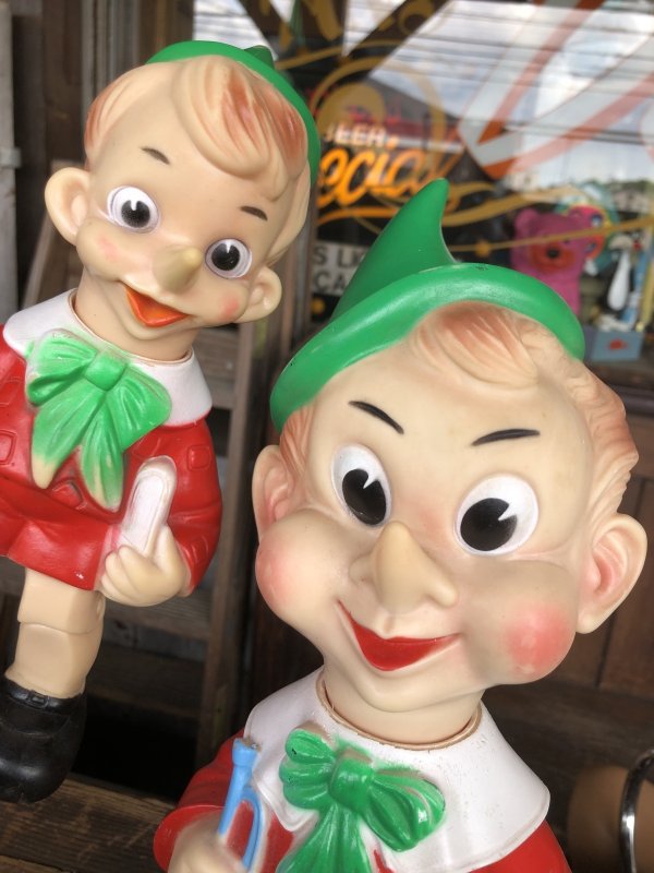 画像12: 60s Vintage Ledraplastic Ledra Disney Pinocchio Squeak Rubber Toy 35cm (R668)