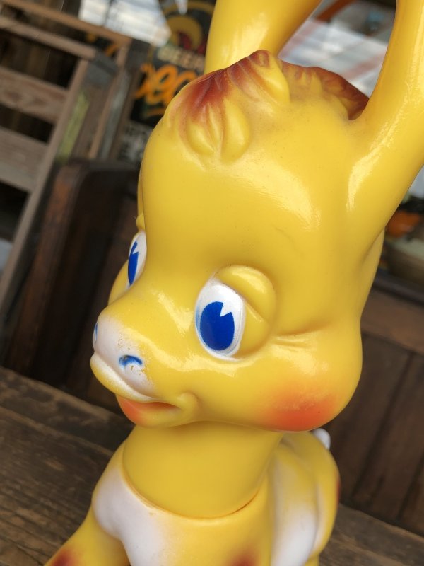 画像14: 60s Vintage Ledraplastic Ledra Disney Pinocchio Lampwick Donkey Squeak Rubber Toy 37cm (R670)