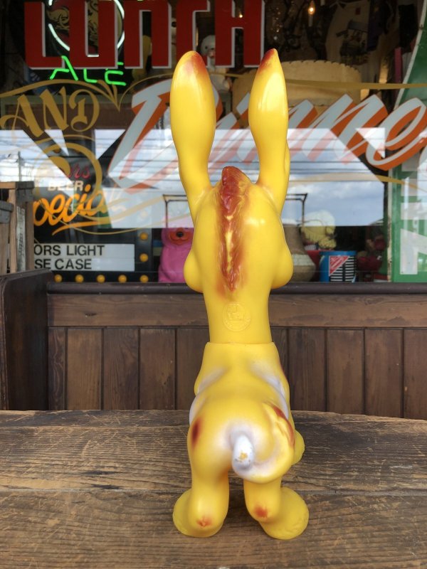 画像4: 60s Vintage Ledraplastic Ledra Disney Pinocchio Lampwick Donkey Squeak Rubber Toy 37cm (R670)