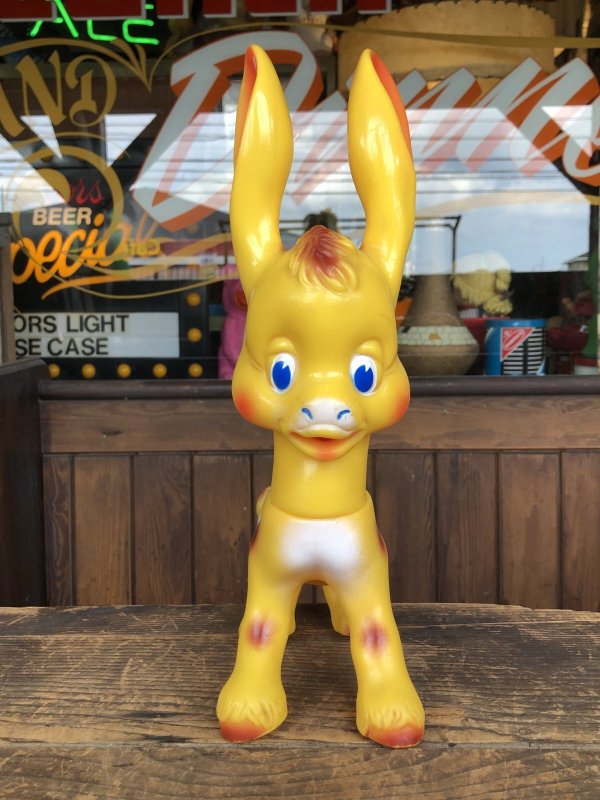 画像6: 60s Vintage Ledraplastic Ledra Disney Pinocchio Lampwick Donkey Squeak Rubber Toy 37cm (R670)