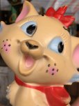 画像10: 60s Vintage Ledraplastic Ledra Disney The Aristocats Marie Squeak Rubber Toy (R670)