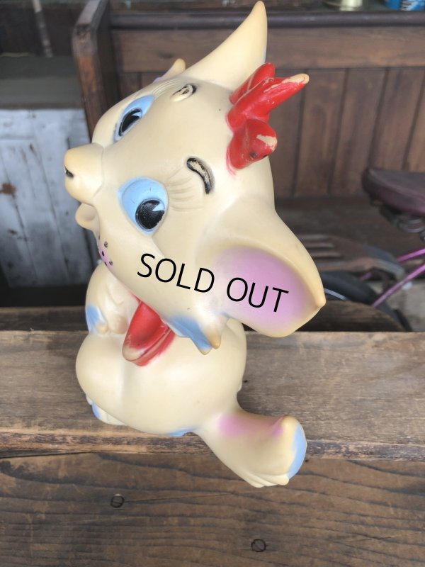 画像5: 60s Vintage Ledraplastic Ledra Disney The Aristocats Marie Squeak Rubber Toy (R670)