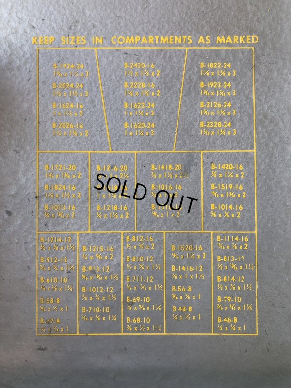 画像17: Vintage Bost-Bronz Bronze Bearings Bank Metal Cabinet (R704)