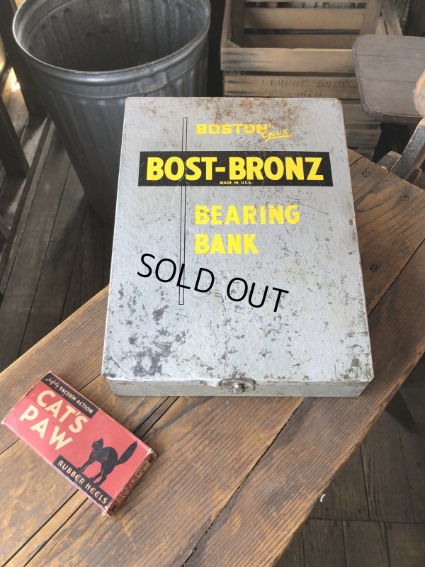 画像23: Vintage Bost-Bronz Bronze Bearings Bank Metal Cabinet (R704)