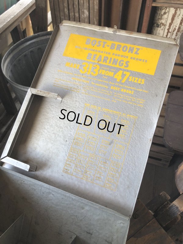 画像15: Vintage Bost-Bronz Bronze Bearings Bank Metal Cabinet (R704)