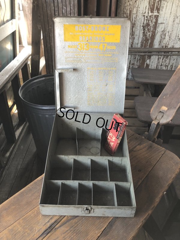 画像22: Vintage Bost-Bronz Bronze Bearings Bank Metal Cabinet (R704)