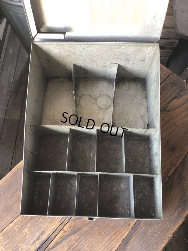 画像18: Vintage Bost-Bronz Bronze Bearings Bank Metal Cabinet (R704)