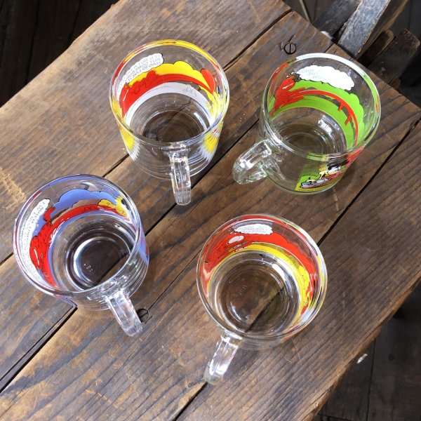 画像9: 80s Vintage ANCHOR HOCKING Glass McDonald's GARFIELD Mug Cup SET (R706)