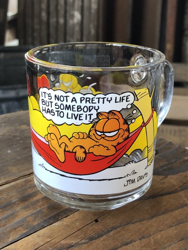 画像2: 80s Vintage ANCHOR HOCKING Glass McDonald's GARFIELD Mug Cup SET (R706)