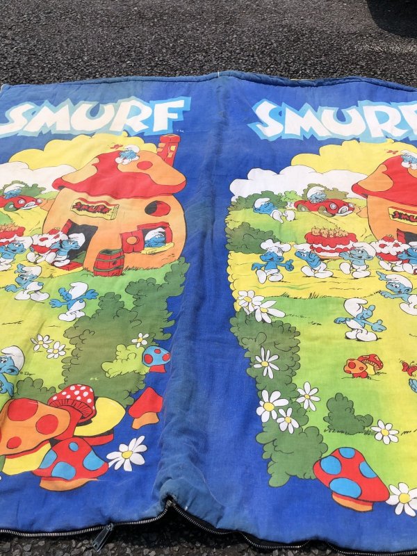 画像16: 80s Vintage Smurfs Sleeping Bag (R707)